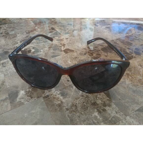 Kenneth Cole Reaction KC1274-48A Shiny Crystal Brown/ Smoke Lenses Sunglasses - Picture 1 of 8